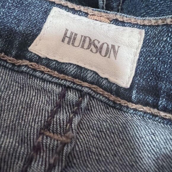 Hudson Nico Distressed Midrise Crop Skinny Jeans Size 29 - Picture 8 of 14